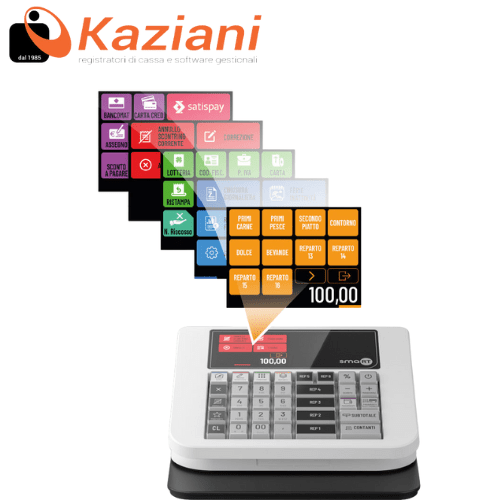 registratore di cassa touch screen bari - labware smart - kaziani